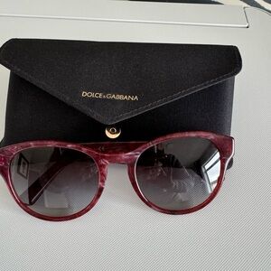 Authentic Dolce & Gabbana DG4376 in Bordeaux Marble new never worn